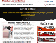 Tablet Screenshot of decaturlocksmithga.com